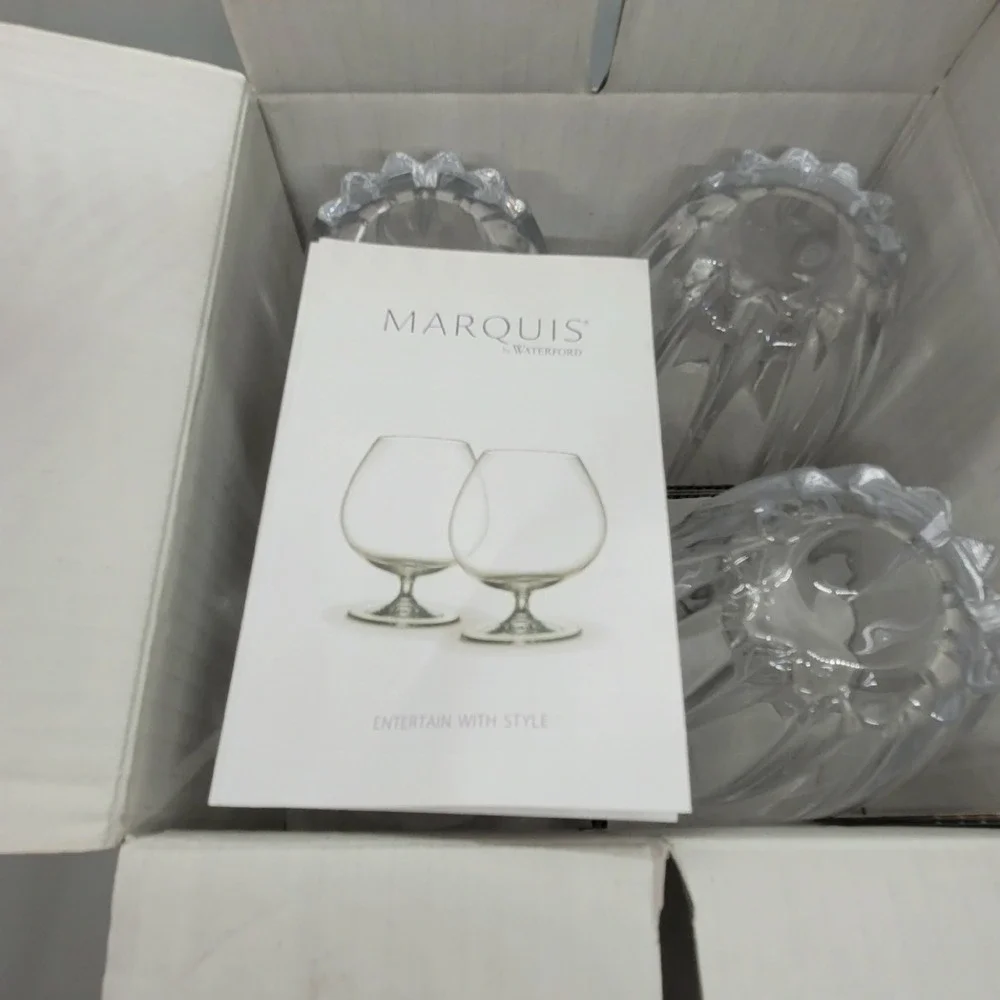 Marquis by Waterford Omega Double Old Fashioned Glasses Set of 4 Crystal 151728